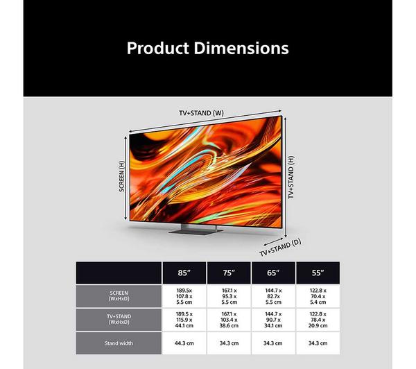 SONY BRAVIA 7 II 65" True RGB Mini LED 4K HDR Smart TV 2026 - K65XR75M2