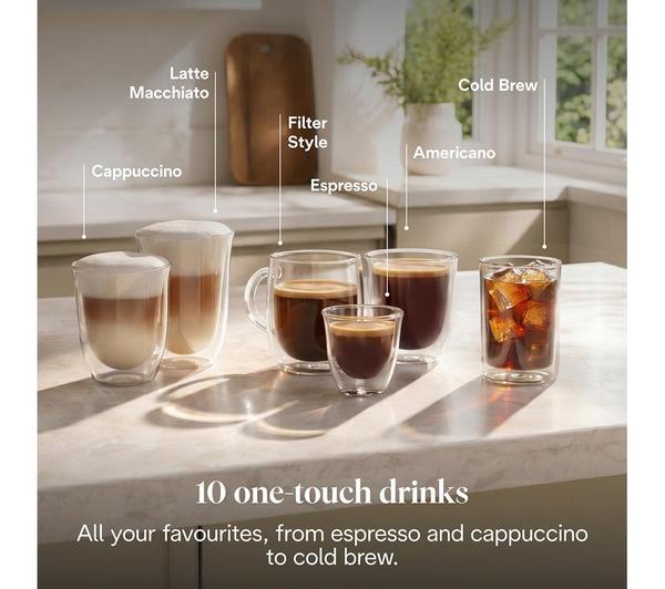 DELONGHI Rivelia Start EXAM420.55BXL Automatic Bean to Cup Coffee Machine - Black