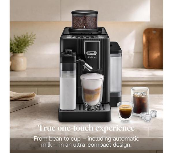 DELONGHI Rivelia Start EXAM420.55BXL Automatic Bean to Cup Coffee Machine - Black