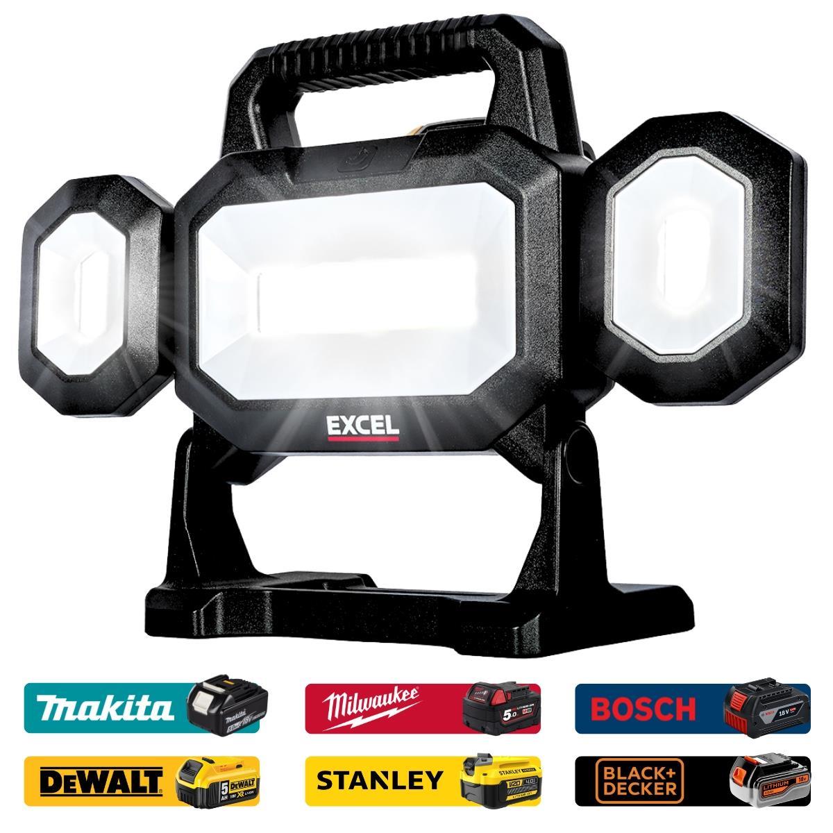 18V 13 Piece Power Tool Kit with 3 x 5.0Ah Batteries & Trolley Toolbox