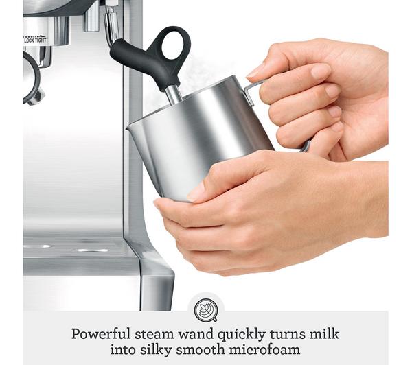 SAGE the Barista Express SES875 Bean to Cup Coffee Machine with Milk Jug - Black Truffle