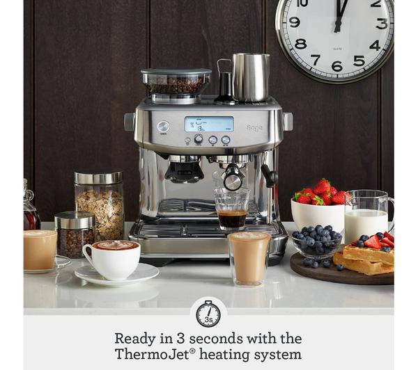 SAGE (SAE) the Barista Pro SES878 Espresso Coffee Machine - Stainless Steel