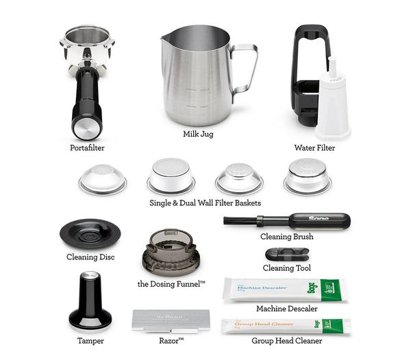 SAGE (SAE) the Barista Pro SES878 Espresso Coffee Machine - Stainless Steel