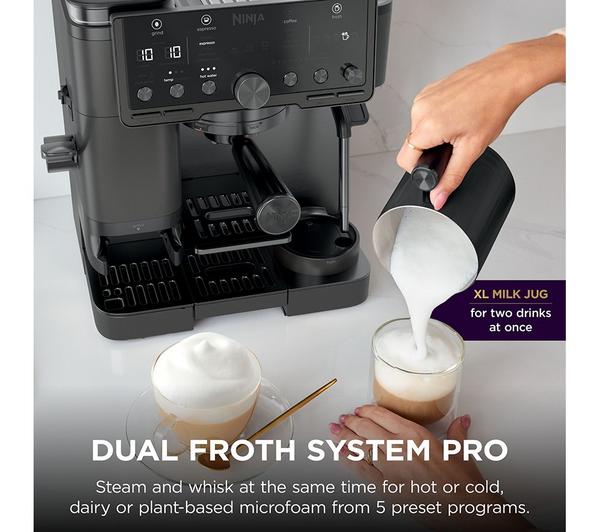 NINJA Luxe Café Pro Series ES701UKBK2 Bean to Cup Coffee Machine - Black
